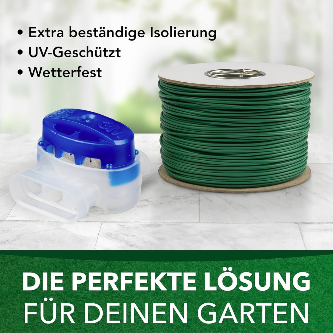 G greengrass tools Rasenroboter Mäh-Bereich Erweiterungs Set Kabel Haken Verbinder Begrenzungs-Draht