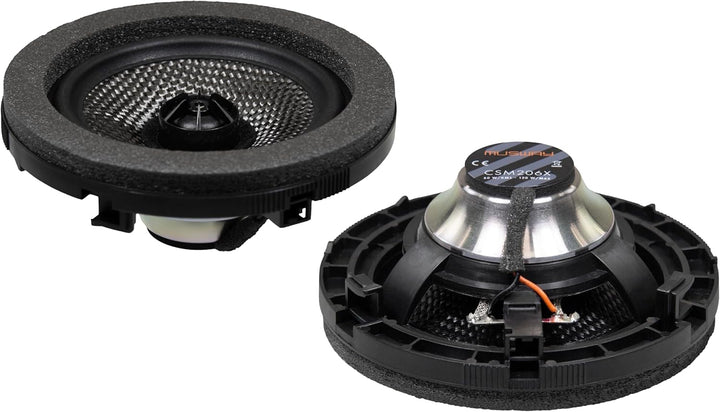 Musway CSM206X - 10cm 2-Wege Koaxial -Lautsprecher kompatibel mit Mercedes Benz C-Klasse (W206) | 1