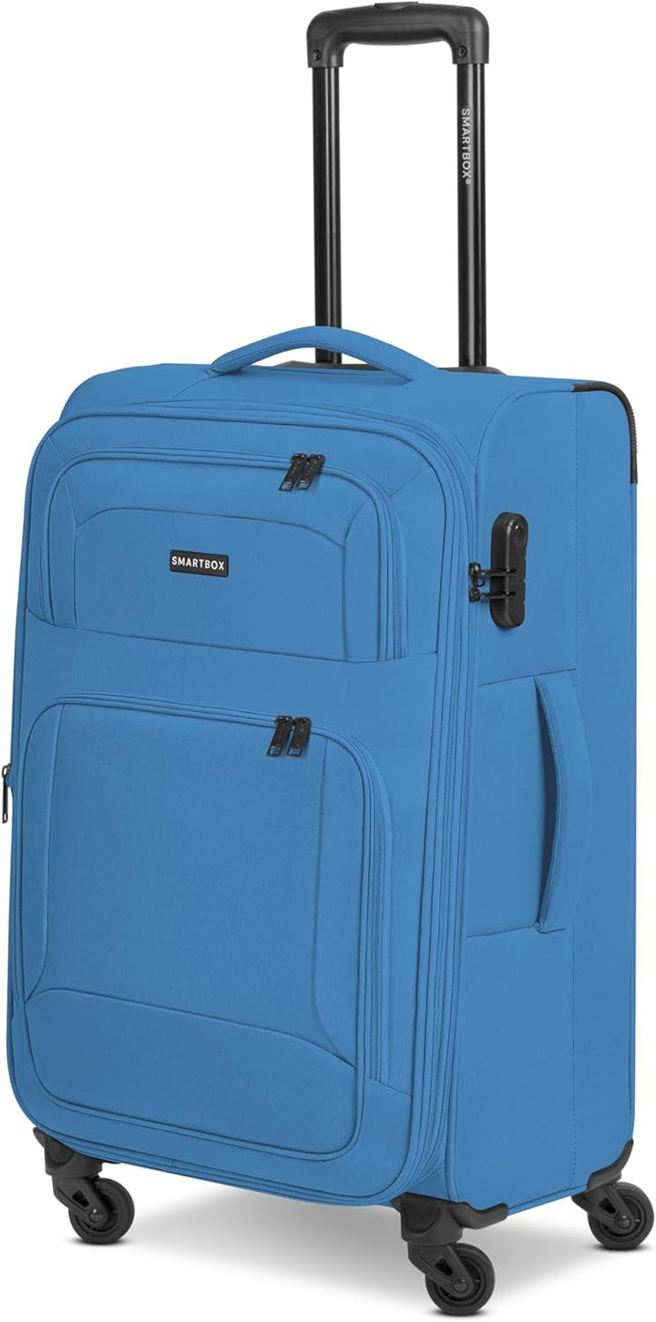 SMARTBOX Weichgepäck Koffer-Set 3-teilig für Damen & Herren | leichte & stabile Reise-Trolleys, hoch