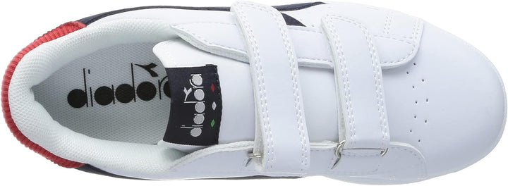 Diadora Unisex Kinder Game P Ace Ps Gymnastikschuh 34 EU White Peacoat, 34 EU White Peacoat