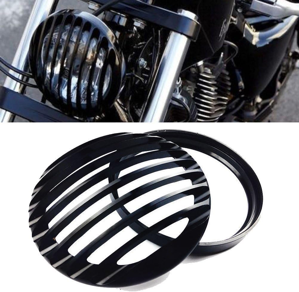 5 3/4" Aluminum Grill Schutz Abdeckung Für Harley