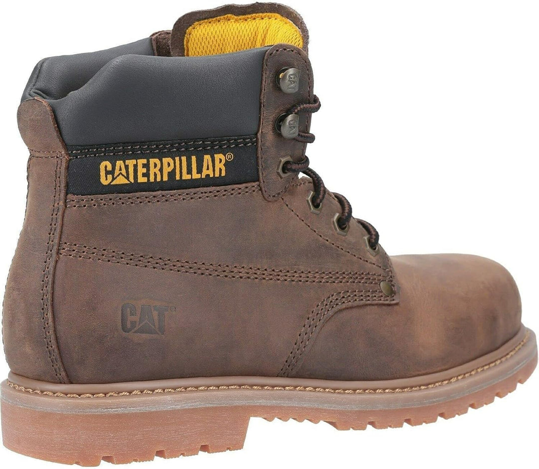 Caterpillar CAT Workwear Herren Powerplant S3 GYW Sicherheits-Arbeitsstiefel 40 EU Braun, 40 EU Brau