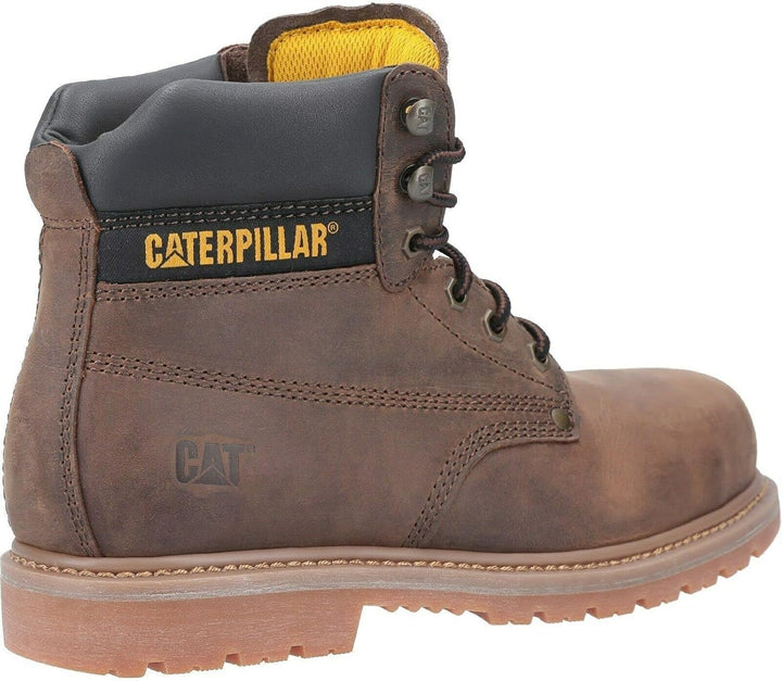 Caterpillar CAT Workwear Herren Powerplant S3 GYW Sicherheits-Arbeitsstiefel 40 EU Braun, 40 EU Brau