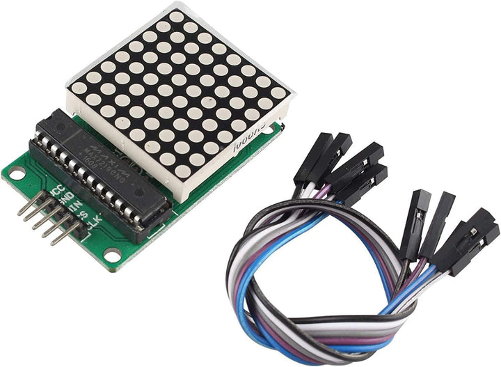 Dot Matrix MCU LED Display Kontrollmodul Kit kompatibel mit Arduino mit Dupont-Kabel