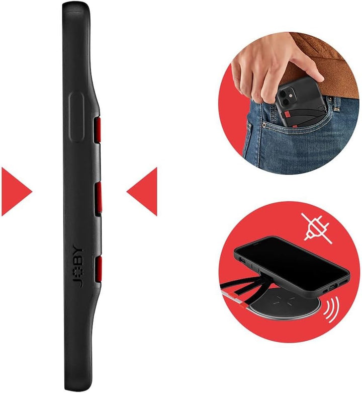 JOBY JB01667-BWW Standpoint Smartphone-Hülle für Apple iPhone 11 - Schutzhülle, eingebaute Aluminium