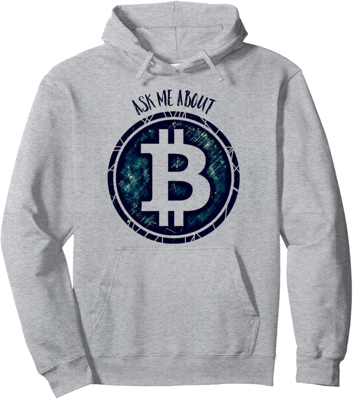 Fragen Sie mich nach Bitcoin Pullover Hoodie