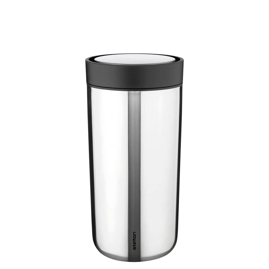 Stelton to-Go Click - Thermobecher, doppelwandige Isolierflasche - Rostfreier, auslaufsicherer Kaffe