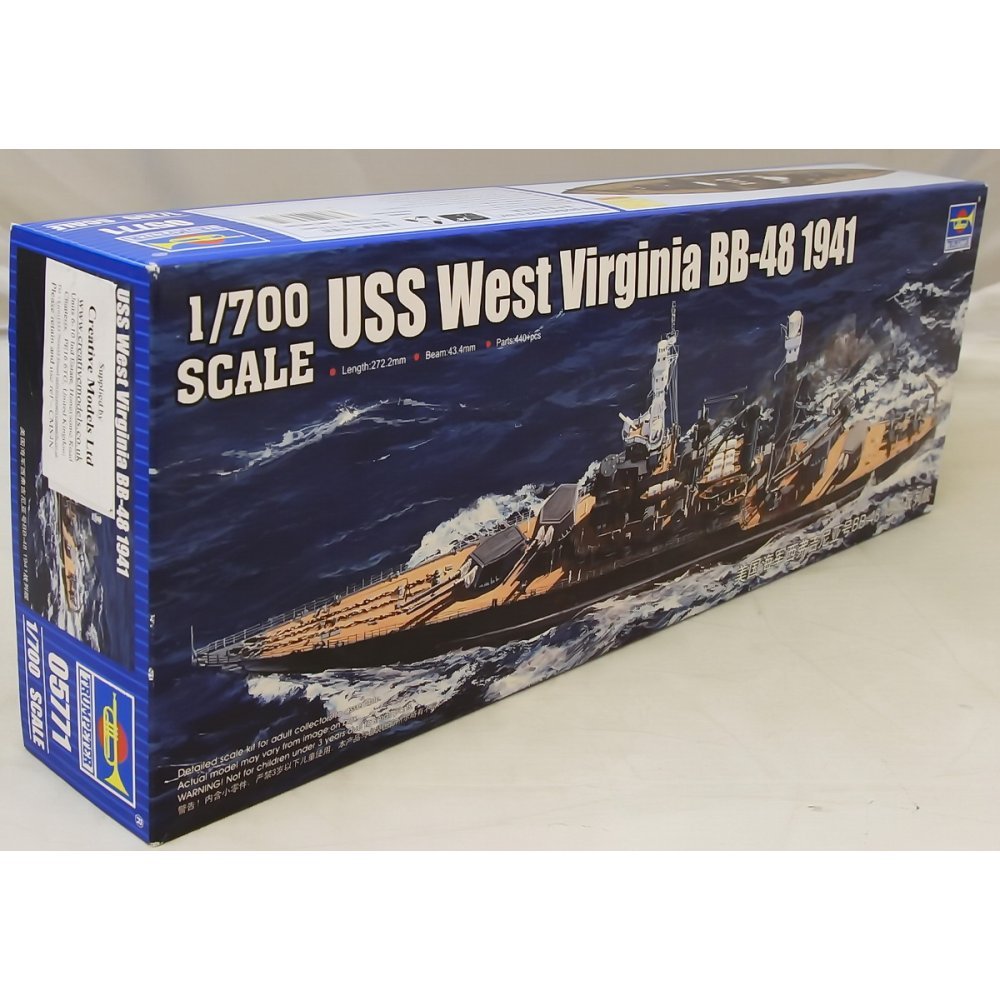 Trumpeter 05771 - Modellbausatz USS West Virginia BB-48 1941
