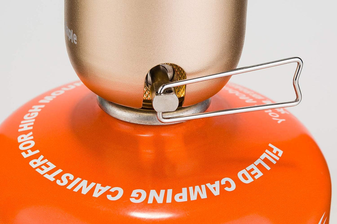 Fire-Maple Gaslampe Gaslaterne für Camping &amp; Outdoor [NUR 140g] - Gas Lampe aus Edelstahl, eloxierte