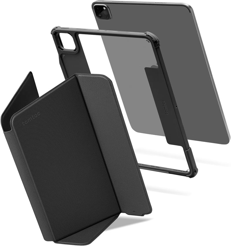 tomtoc Hülle Case für 11-Zoll iPad Pro 4./3. Gen (M2&M1) 2022-2021, Ultra Schutz abnehmbar Schutzhül