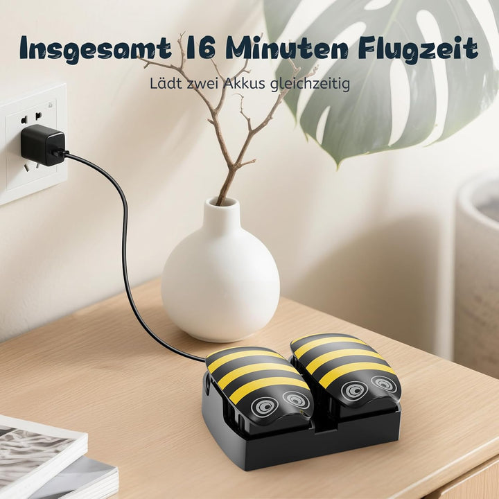 Loolinn | Drohne als Geschenk für Kinder - Lustiges Design, Leicht zu fliegen, kindersicher, 360°-st
