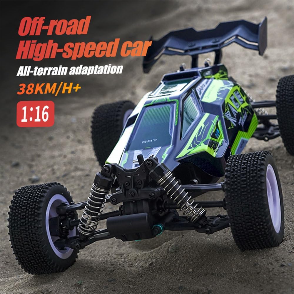 X-Verse 16201 Ferngesteuertes Auto, 2.4GHz 1:16 4WD Wasserdichtes RC Autos Kohlebürste Motor, 50KM/H