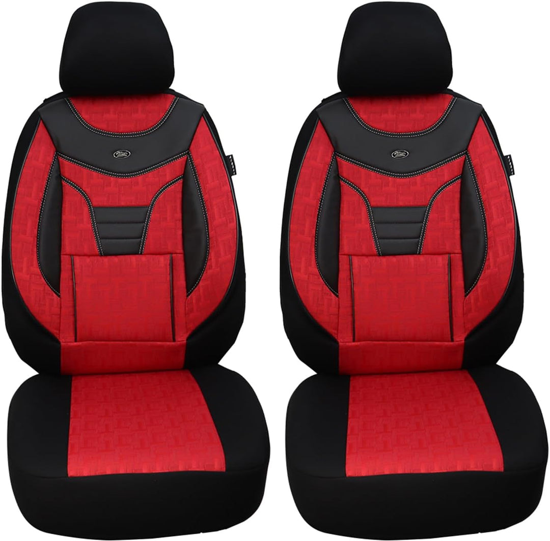 BREMER SITZBEZÜGE Mass Auto Schonbezüge kompatibel mit VW T-Cross Fahrer & Beifahrer Set ab 2019 / A