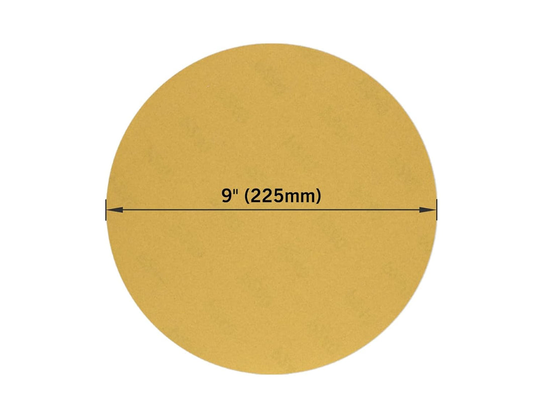 ROLLINGDOG 22,9 cm Schleifpapierblätter – je 6 Stück #80#120#240 (insgesamt 18 Stück), Klett-Schleif