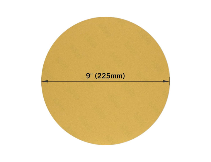 ROLLINGDOG 22,9 cm Schleifpapierblätter – je 6 Stück #80#120#240 (insgesamt 18 Stück), Klett-Schleif