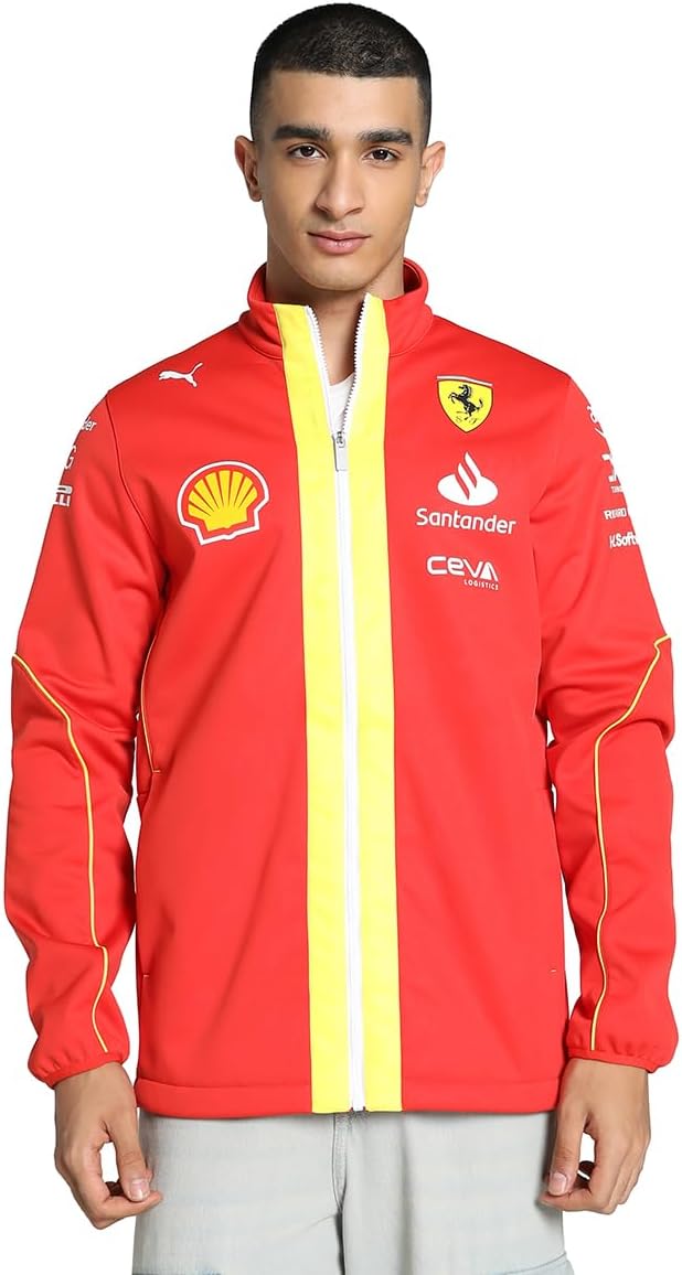 PUMA Scuderia Ferrari F1 Herren 2024 Team Softshell-Jacke, S