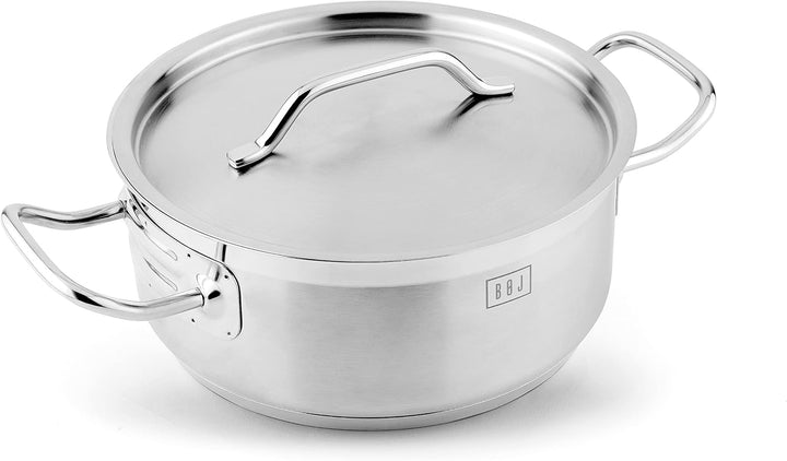 BOJ PREMIUM Topfset aus Edelstahl 18/10 - Kochgeschirr (4 Stück), 4 Stück