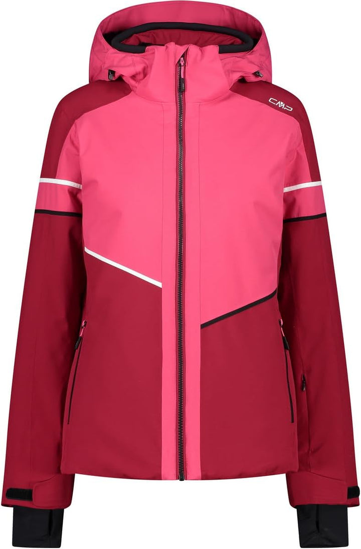 CMP Damen Damenjacke mit Reissverschluss und Kapuze Softshelljacke, Anemone