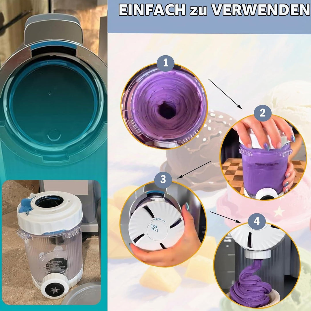 Deckel für Ninja Swirl Creami Behälter，Zubehör für Nc700 Nc701eu Serie, Kompatibel mit Ninja Eismasc