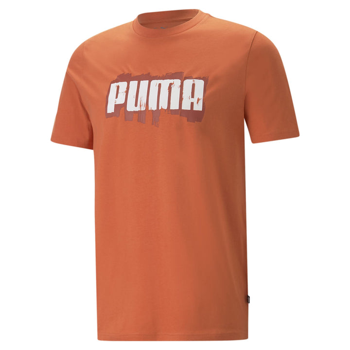 PUMA Herren Graphics Wording T-Shirt XLChili Powder Orange