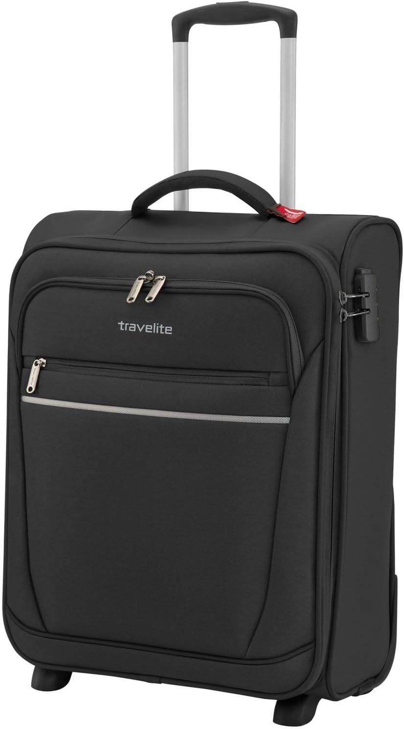 travelite 2 Rad Handgepäck Koffer mit Schloss erfüllt IATA Bordgepäck Mass, Gepäck Serie CABIN: Komp