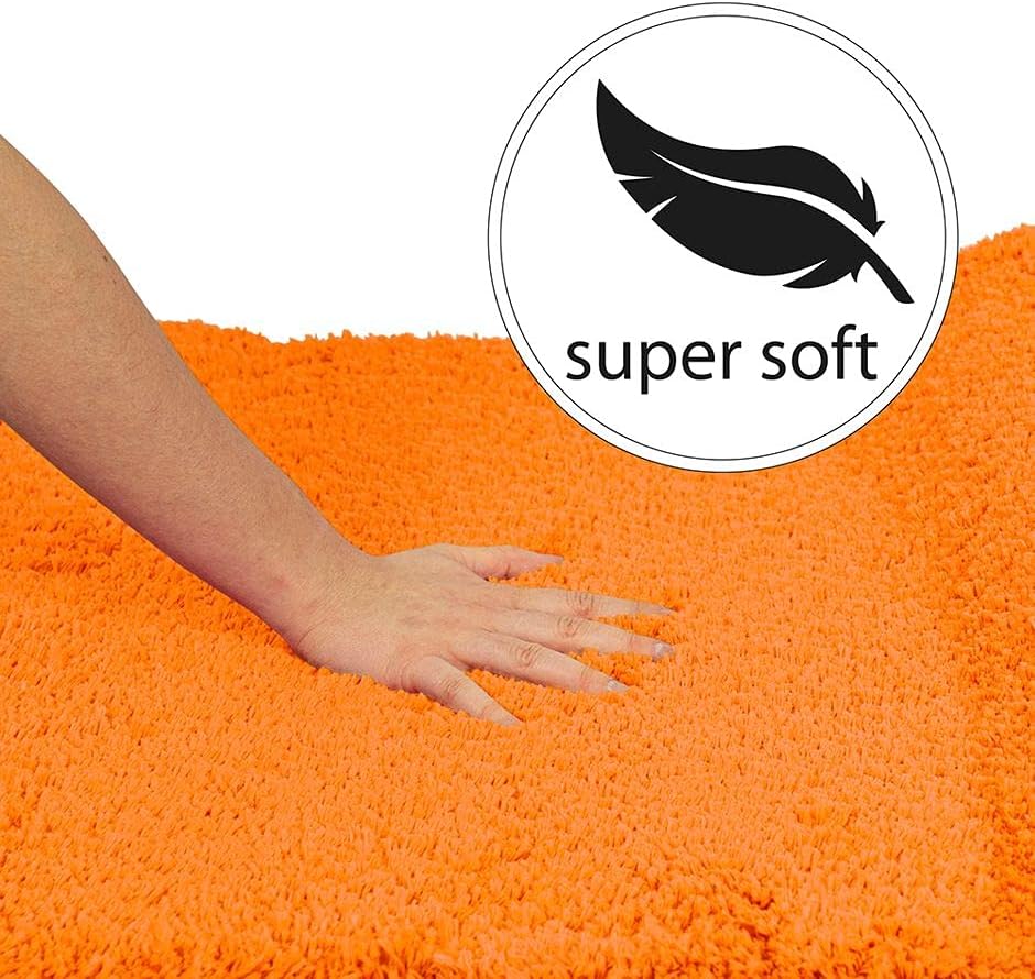 PANA Flauschiger Duschvorleger mit Eckausschnitt • Badematte in versch. Farben und Grössen • Badtepp