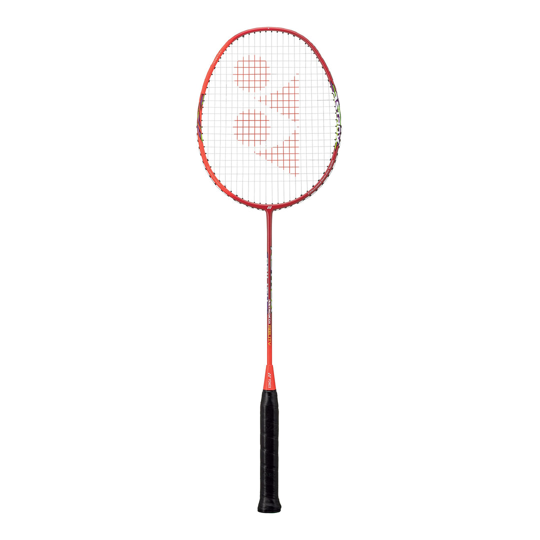 YONEX Graphit Badmintonschläger Astrox Lite Serie (G4, 77 g, 13,6 kg Spannung) Rot/Ausflug, einfarbi