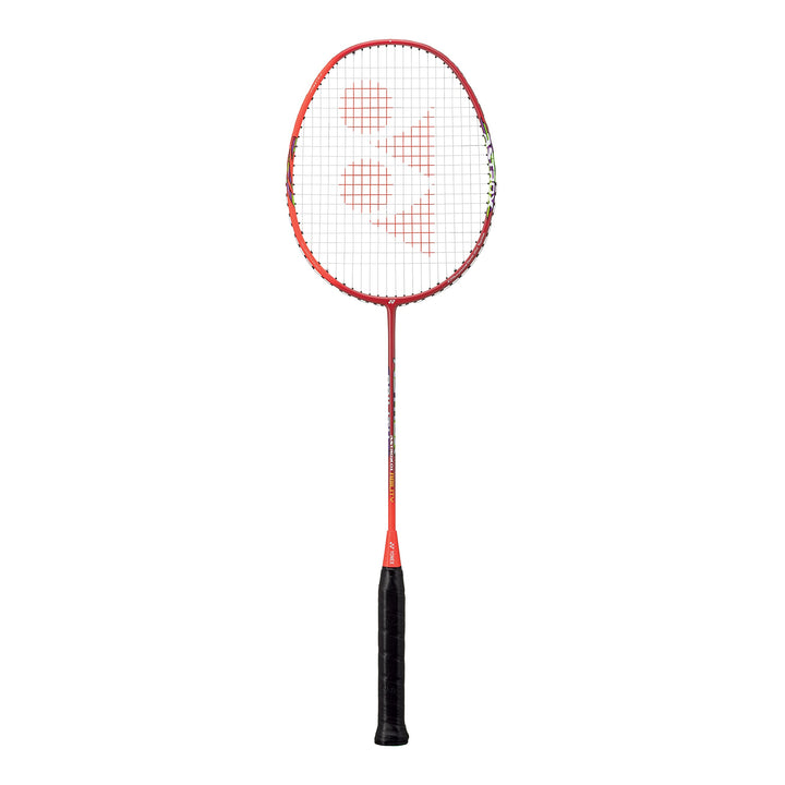 YONEX Graphit Badmintonschläger Astrox Lite Serie (G4, 77 g, 13,6 kg Spannung) Rot/Ausflug, einfarbi
