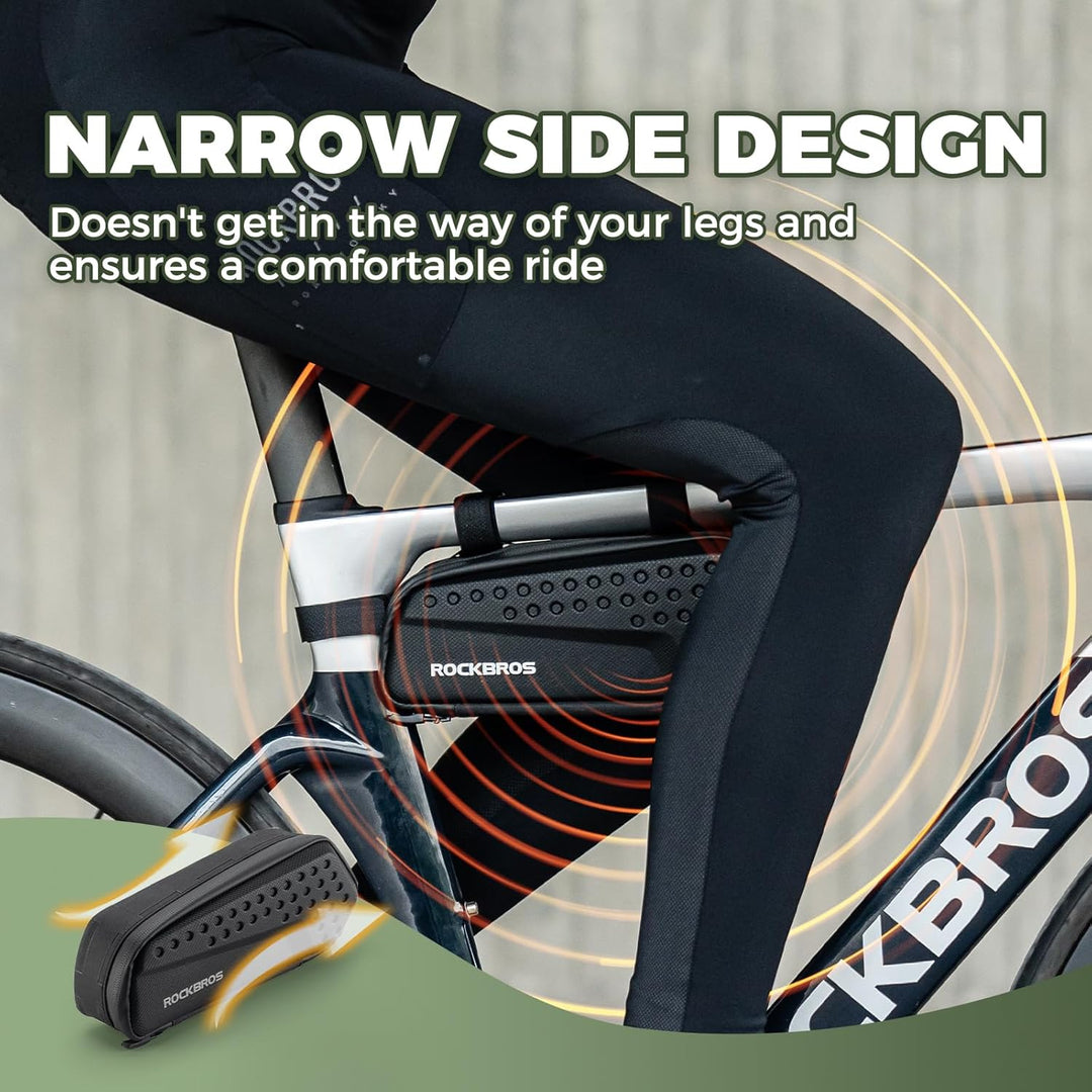 ROCKBROS Rahmentasche für Fahrrad, Lenkertasche Oberrohrtasche Fahrradtasche für MTB Rennrad Gravelb