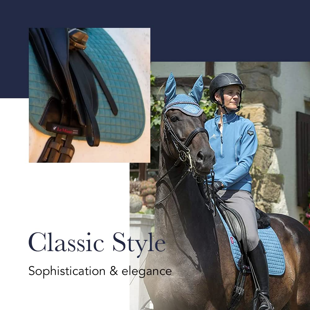 LeMieux Dressur Schabracke Loire Classic Satin Square in Azure 0 L, 0 L