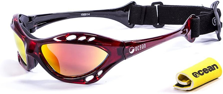 OCEAN SUNGLASSES - Rot Transparent, - Rot Transparent