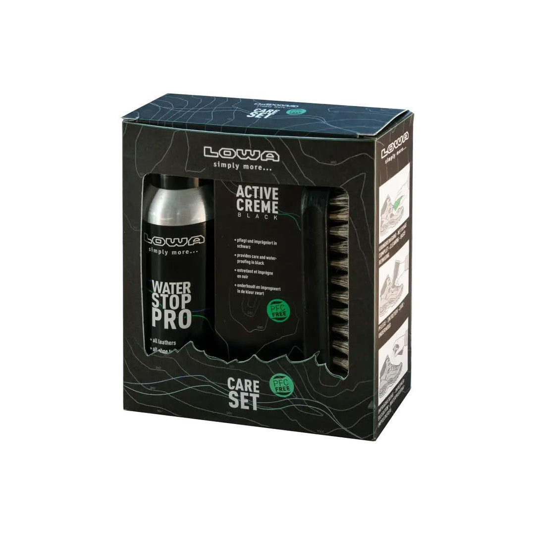 LOWA Care Set Black Schwarz - Gore-Tex Schuhpflege-Set, Grösse One Size - Farbe Black