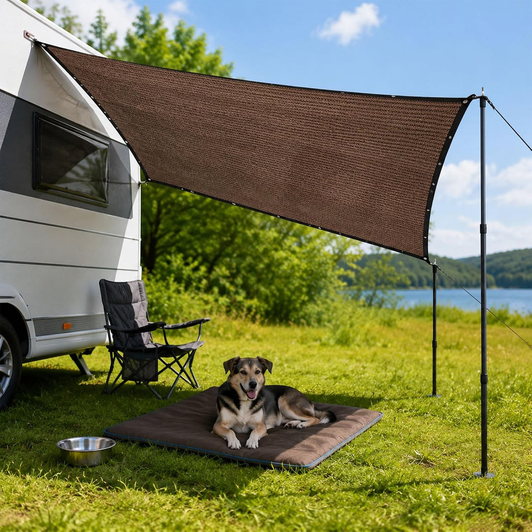 Garten Schattierungsnetz Schattiernetz,Shade Cloth mit Ösen 80% UV-Beständiges,für Garten Pflanze Ge