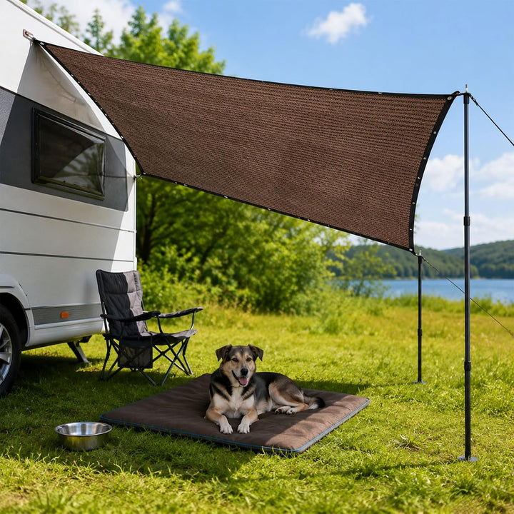 Garten Schattierungsnetz Schattiernetz,Shade Cloth mit Ösen 80% UV-Beständiges,für Garten Pflanze Ge