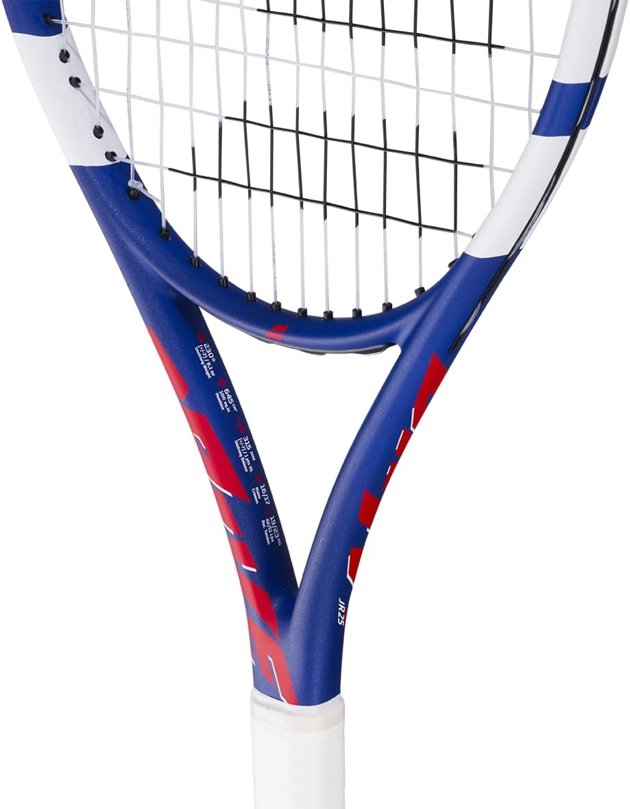 Babolat - Tennisschläger Modell Drive Junior, Einheitsgrösse, Farbe Blau/Rot, Rahmen aus Graphit und