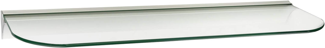 ib style® Glasregal 6mm | inkl. KLEMMLEISTE | 10 Grössen| 2 Dekore | Klar | 90 x 15 cm 90x15 cm Klar