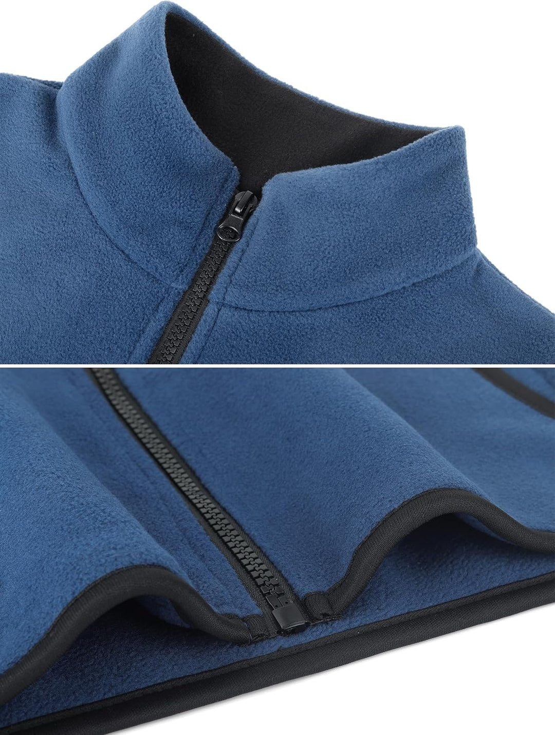 Kleinkind Kinder Fleeceweste Stehkragen Ärmellose Jacke Polar Fleece Reissverschluss Weste Solide El