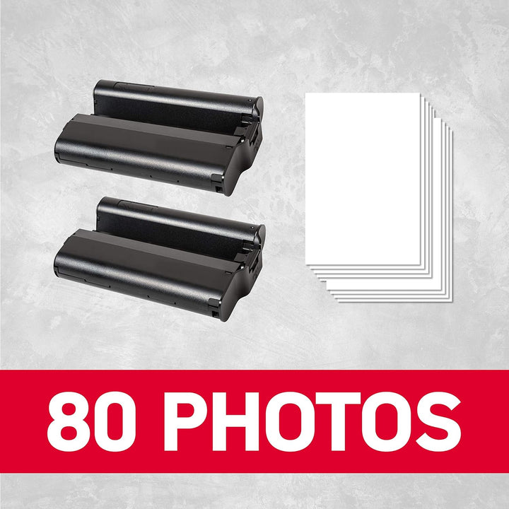AGFA Photo - Kartusche und Papier, 40 Fotos, Format 10 x 15 cm, AMOC, kompatibel mit AGFA Photo Real