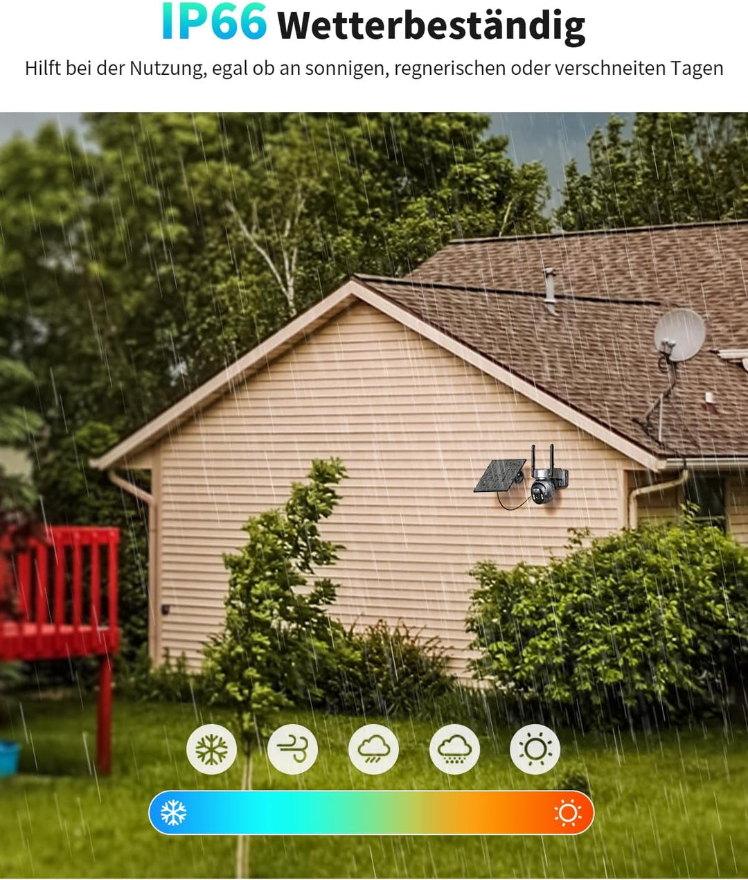 SEHMUA 4G LTE Überwachungskamera Aussen Solar mit SIM Karte - 2K HD PTZ Kabellos Kamera Ohne WLAN Ou