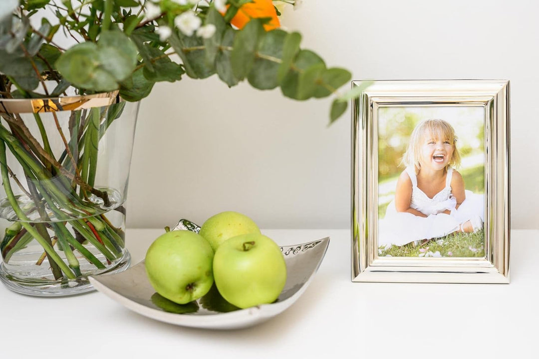 EDZARD Schale Dallas (19 x 19 cm) quadratisch, Edelstahl gehämmert hochglanzpoliert, Dekoschale, Obs