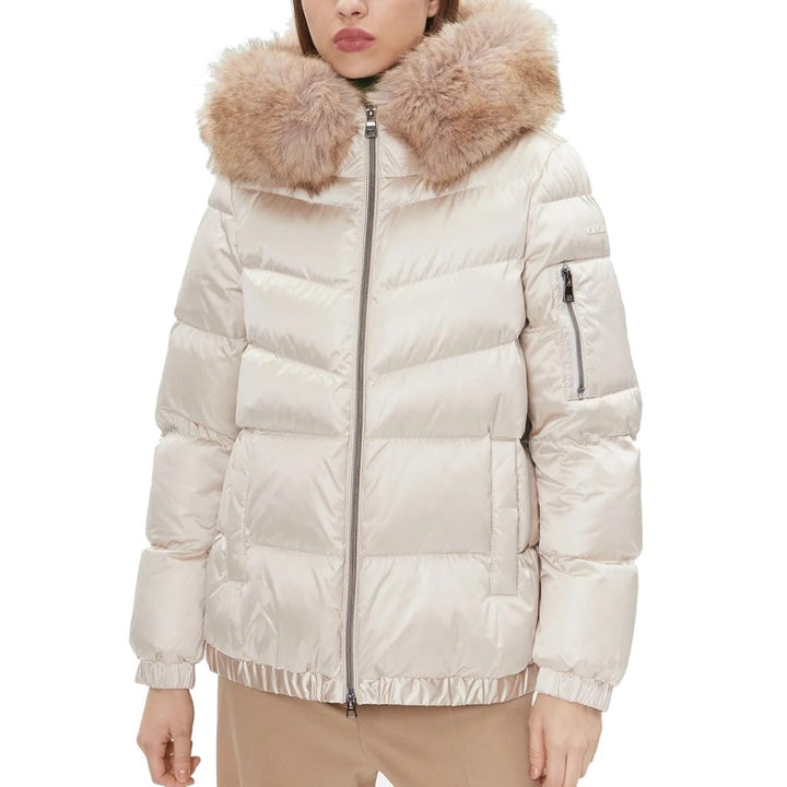 Geox Damen W Backsie Jacket 46 MOONBEAM, 46 MOONBEAM