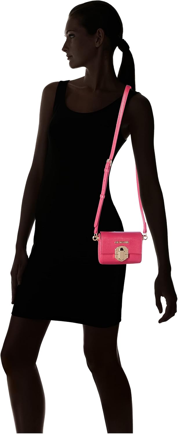 Love Moschino Women's Jc4294pp0gku0 Handbag, 10X14X6 Fuchsia, Fuchsia