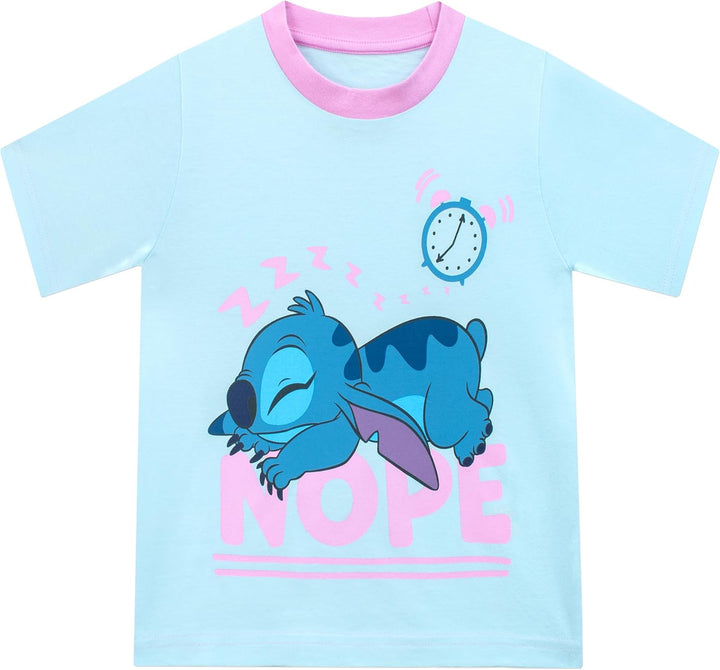 Disney Stitch Schlafanzug | Lilo Und Stitch Pyjama Mädchen | Tie-Dye Schlafanzüge Für Mädchen, 116