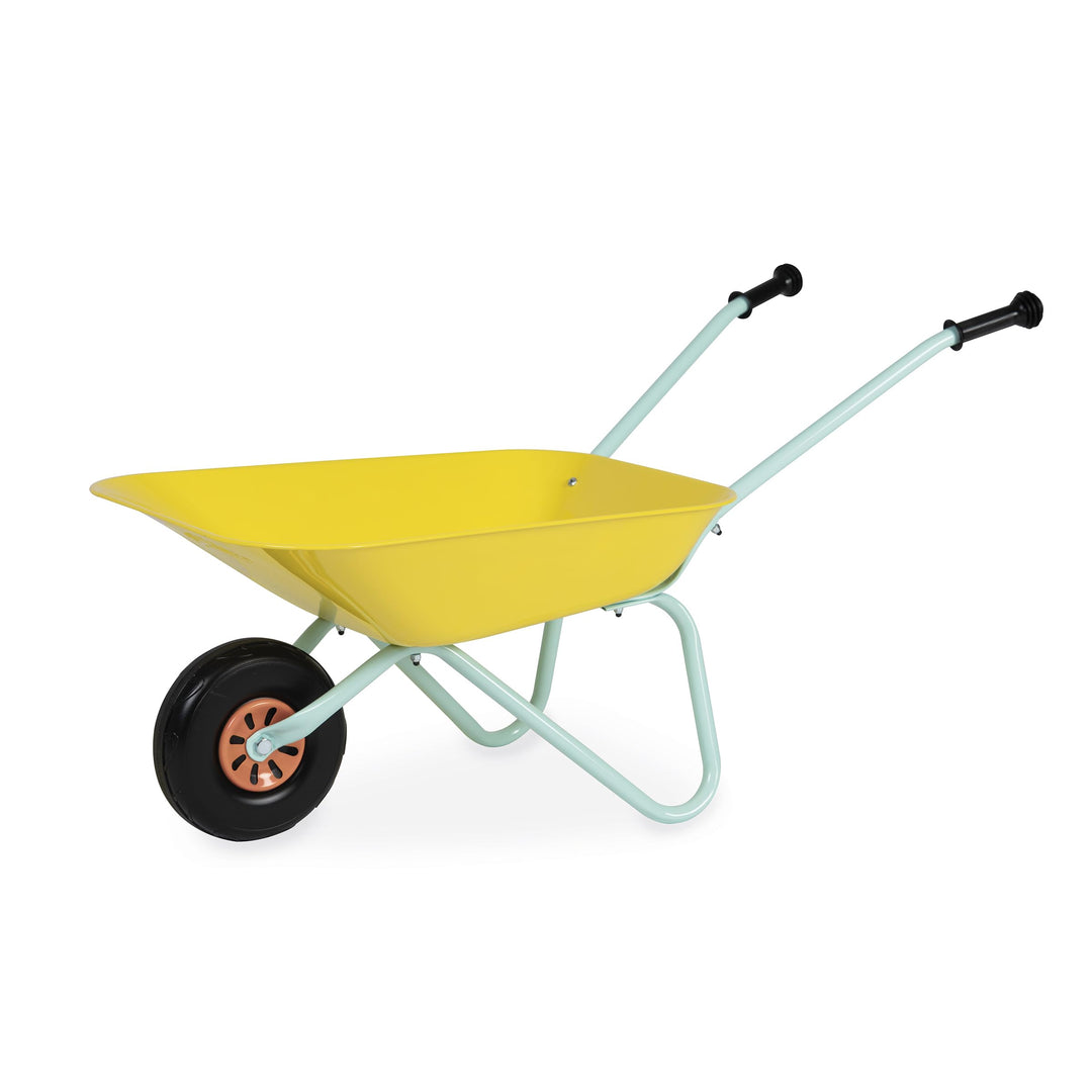 Janod – Metallschubkarre für Kinder ab 2 Jahren – Geeignet für Kinder für Garten- und Outdoor-Aktivi