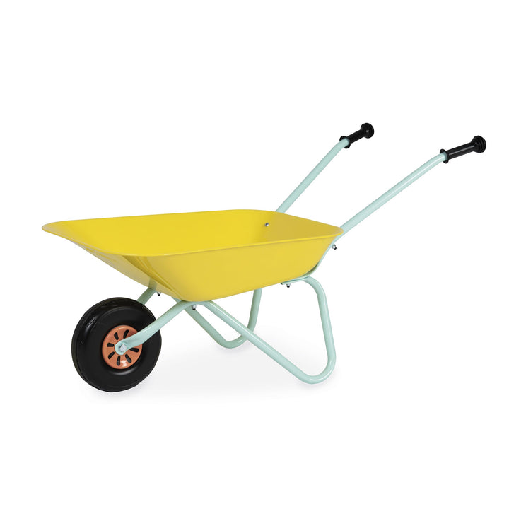Janod – Metallschubkarre für Kinder ab 2 Jahren – Geeignet für Kinder für Garten- und Outdoor-Aktivi