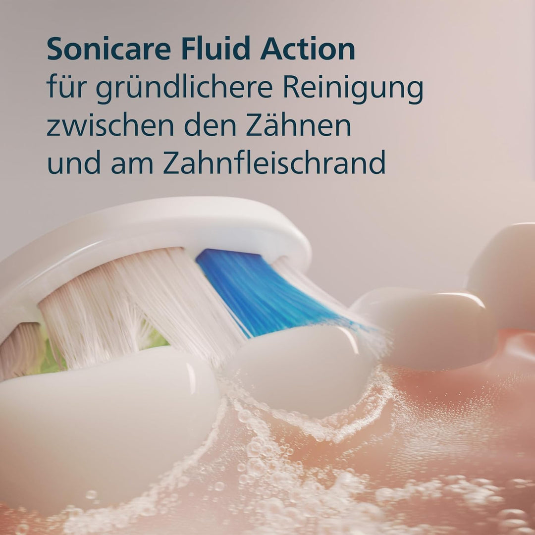 Set aus Philips Sonicare 5500 elektrische Zahnbürste, Schallzahnbürste Weiss, Modell HX7110/02 [Neue