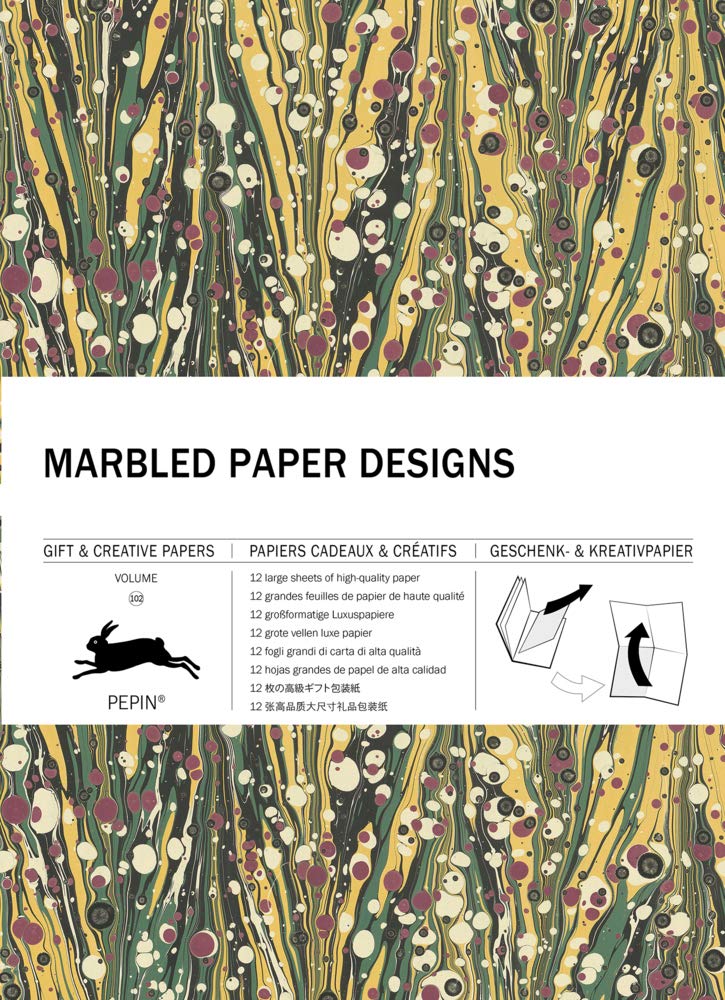 Marbled Paper Designs: Gift & Creative Paper Book Vol. 102 (Gift & creative papers, 102), Taschenbuc