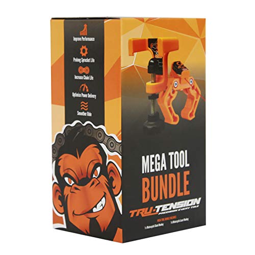 Tru-Tension | Motorcycle Mega Tool Bundle | Kabelschmiergerät | Motorräder & Fahrräder Einzelbett, E