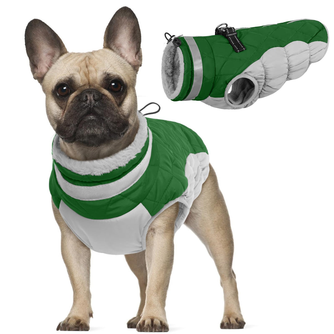 Hundemantel Wasserdicht, Winter Hundejacke Warme Winddichter Anti-Schneeanzug Winter Hundebekleidung