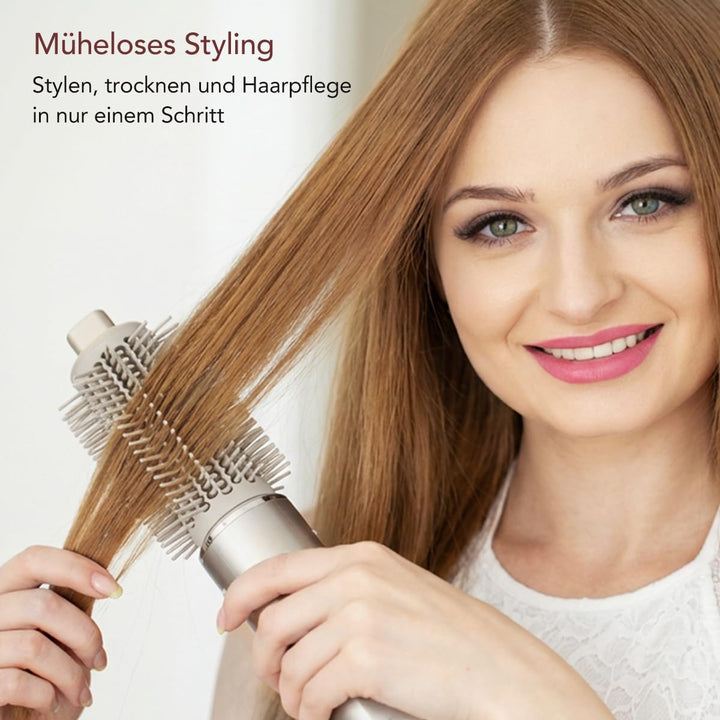 Runde Volumenbürste für Shark FlexStyle, Voluminöse Styles mit weniger Frizz dank kontrolliertem Luf